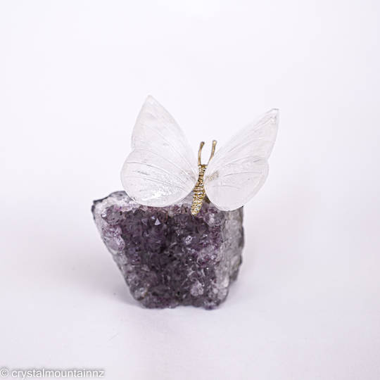 Clear Quartz Butterfly image 1