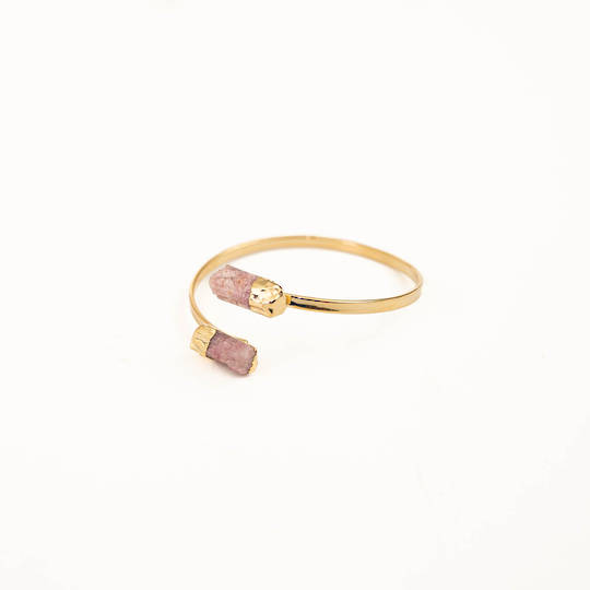 Tourmaline Rough Cuff Bracelet image 1