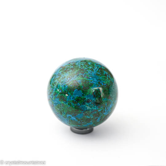 Chrysocolla Polished Sphere image 1