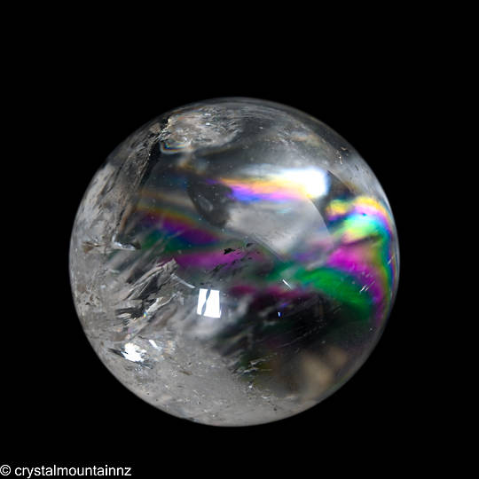 Clear Quartz Crystal Sphere image 8