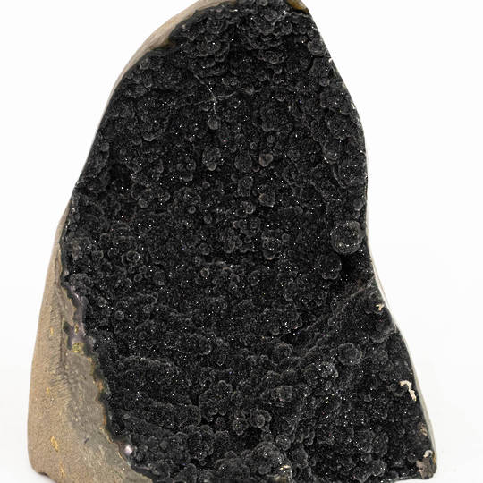 Black Chalcedony Druze aka "Black Amethyst" image 3