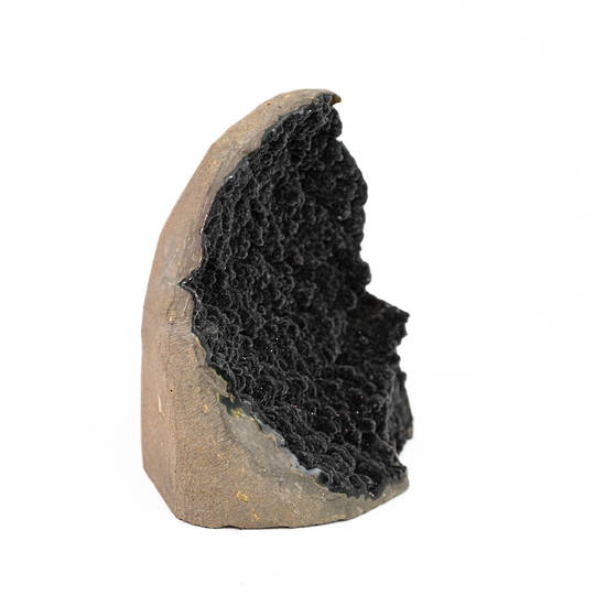 Black Chalcedony Druze aka "Black Amethyst" image 1