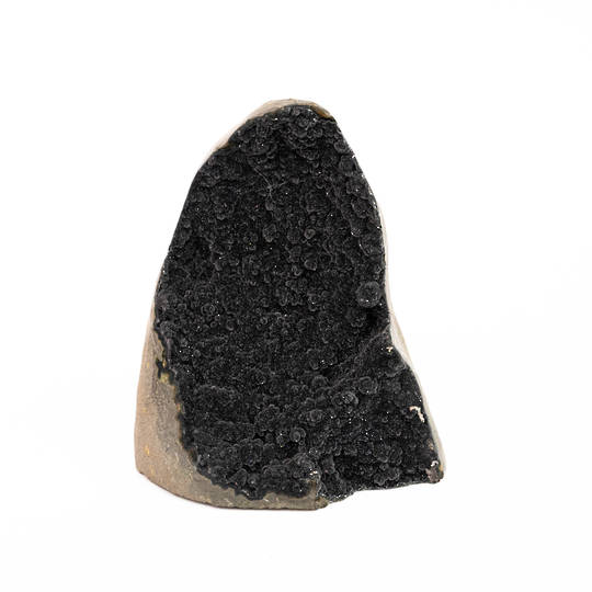 Black Chalcedony Druze aka "Black Amethyst" image 0