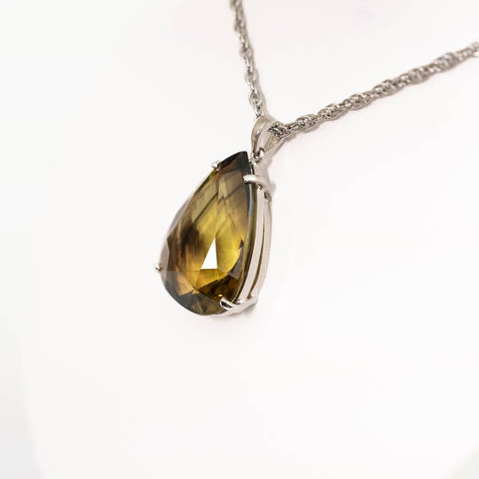 Citrine Silver Pendant image 2