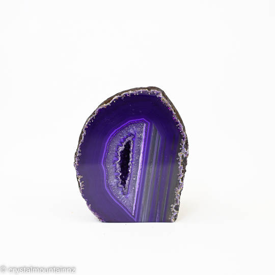 Agate Geode - purple image 0