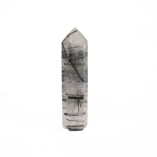 Tourmalinated Quartz Point image 0