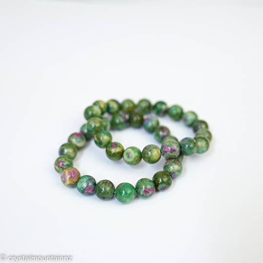 Ruby & Fuchsite Bead Bracelet image 0