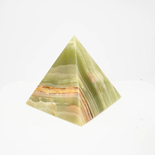 Banded Calcite Pyramid image 1