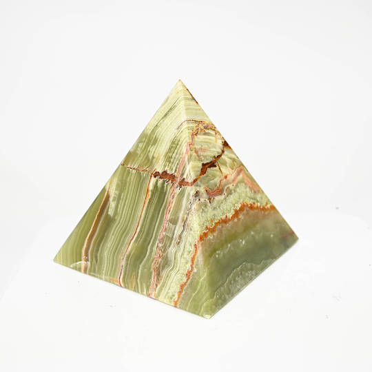 Banded Calcite Pyramid image 1