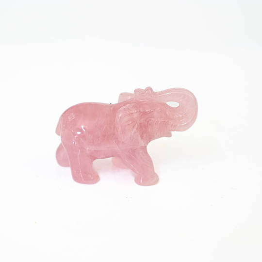 Rose Quartz Elephant image 2