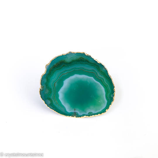 Agate Slice PopSocket - Green image 1