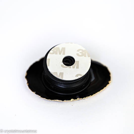Agate Slice PopSocket - Black image 2
