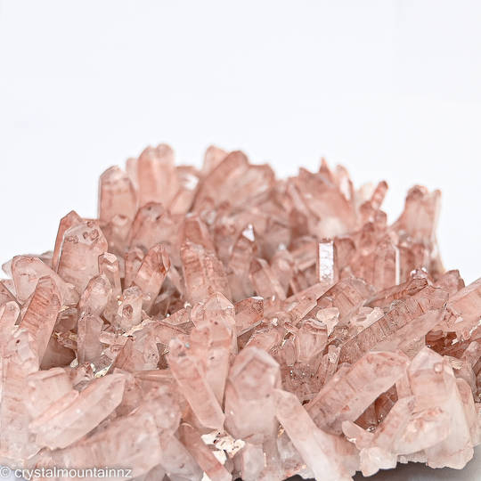 Clear Quartz Cluster with Pink Inclusion image 4
