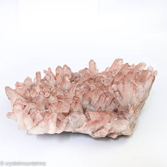 Clear Quartz Cluster with Pink Inclusion image 2