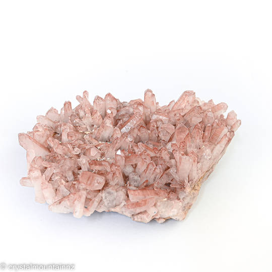 Clear Quartz Cluster with Pink Inclusion image 5