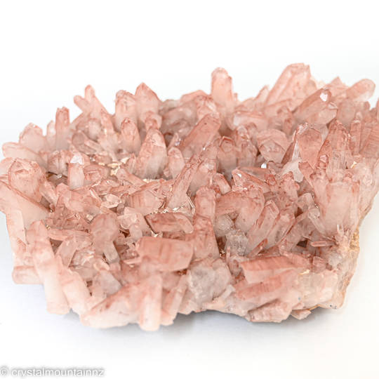 Clear Quartz Cluster with Pink Inclusion image 3