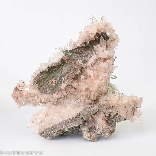 Colombian Pink Clear Quartz Cluster image 1
