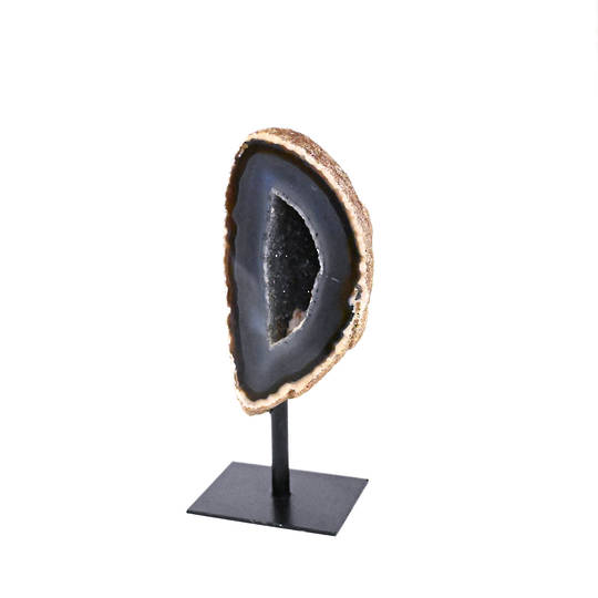 Agate Geode on Stand image 0