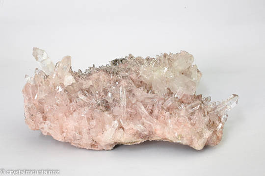Colombian Pink Clear Quartz Cluster image 2