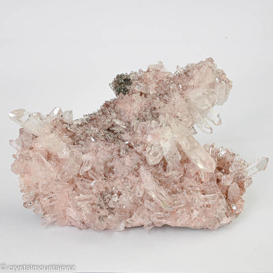 Colombian Pink Clear Quartz Cluster image 0