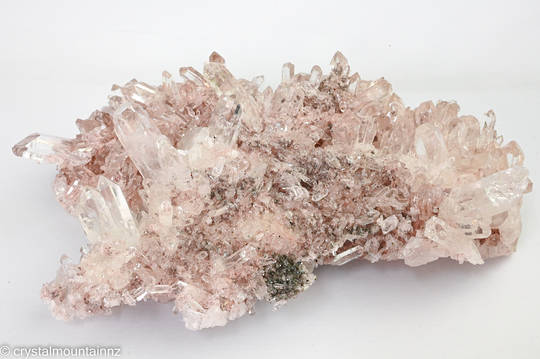 Colombian Pink Clear Quartz Cluster image 4