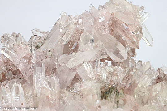 Colombian Pink Clear Quartz Cluster image 8
