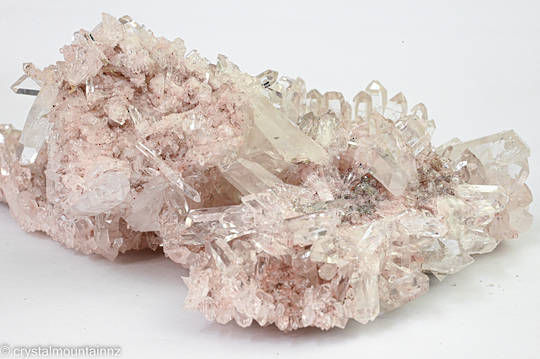 Colombian Pink Clear Quartz Cluster image 2