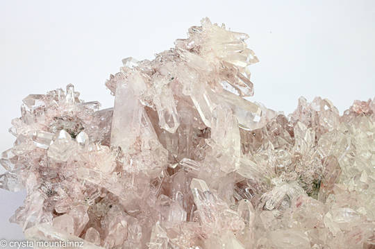Colombian Pink Clear Quartz Cluster image 5