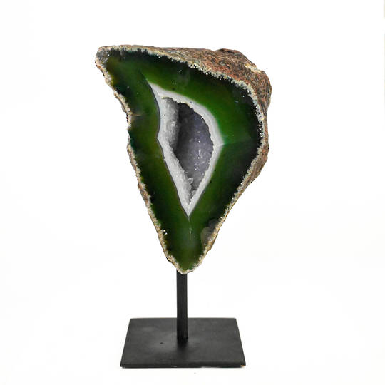 Agate Geode on Stand image 0
