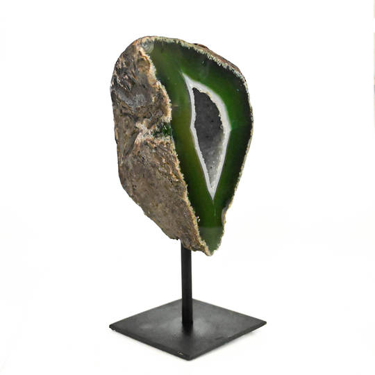 Agate Geode on Stand image 1