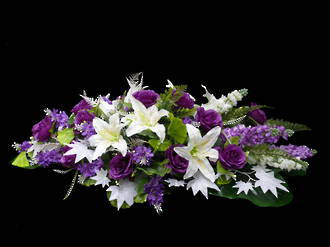 Purple & White Memorial Tribute