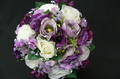 White Roses, Purple, Lavender & Lilac Bouquet