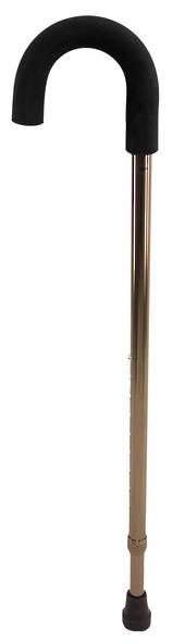 Mobilis Crook Handle Walking Stick ( Bronze Colour )