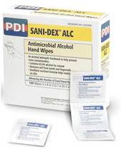 Sanidex Alcohol Gel Hand Wipes / 100