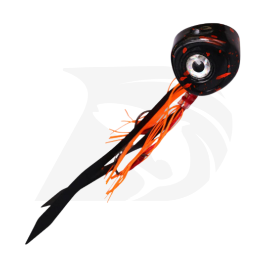 Ocean Angler Slider Kabura - Black Orange