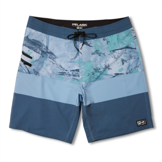 Pelagic Strike - Open Seas Short Camo Blue