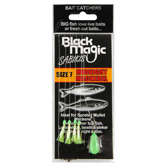 Black Magic Sabiki Midnight Mackerel #7