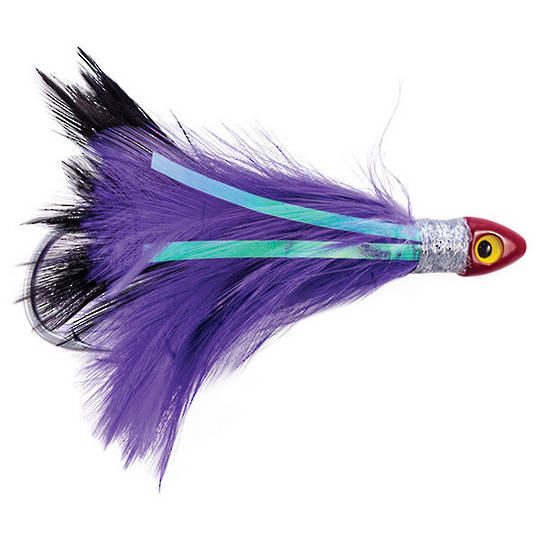 BMT Black/Purple Saltwater Chicken Rigged