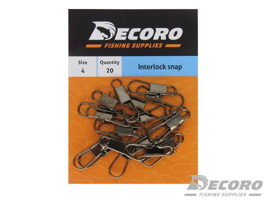 Decoro Clip Interlock Snap Size 4 20pk