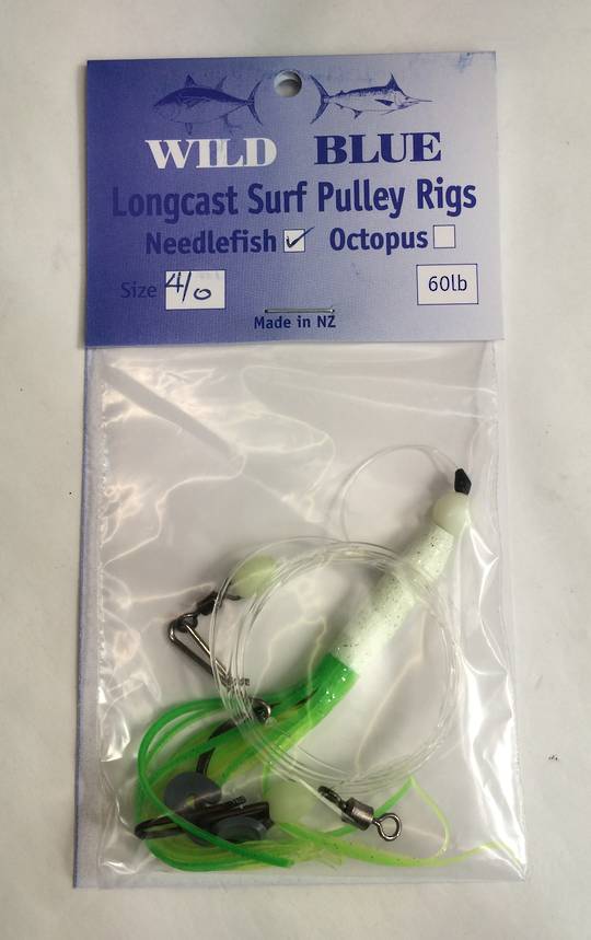 Long Cast Rig with Green Needlefish #20 Recurve