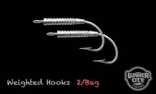 Lunker City Weighted Hook 9/0 2 Bag