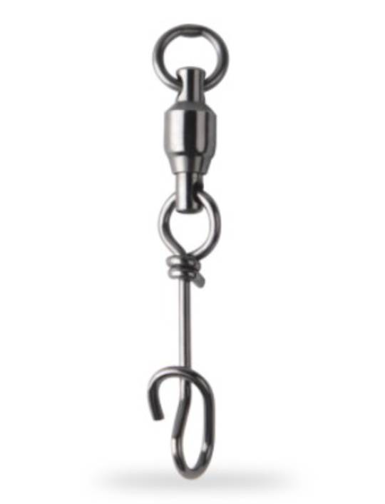 Mustad Ultrapoint Fastcatch Clip with BB Swivel 15lb