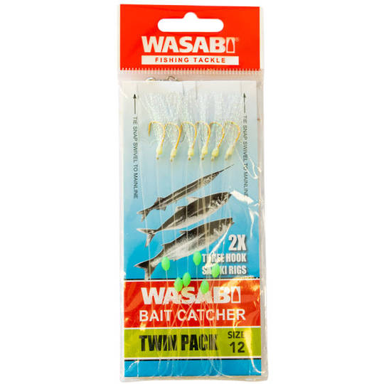 Wasabi Baitcatcher Twin Pack Size 12