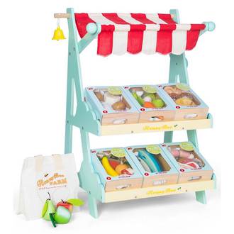Le Toy Van Honey Bee Market with 5 Crates included - FREE DELIVERY