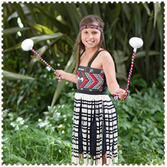 Maori Girl Costume 3XLg