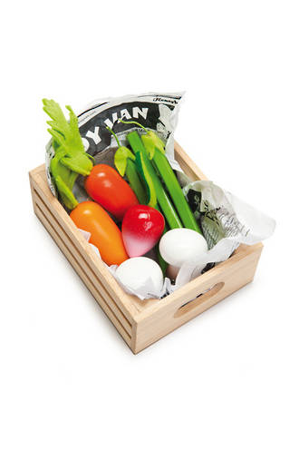 Le Toy Van Harvest Vegetables Market Crate