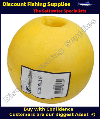 POLY BALL FLOAT 6inch - Yellow