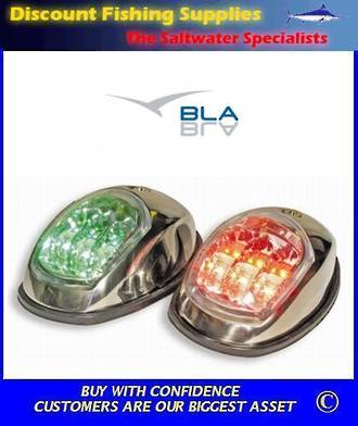 BLA LED Side mount  Navigation Lights S/S
