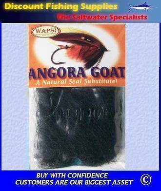 SLF Angora Goat Dubbing - Black
