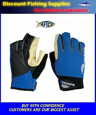 AFTCO Bluefever Short Pump LR Jigging Gloves XL